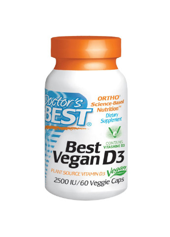 Витамин д3 Vitamin D3 1000 IU 180 капсул Doctor's Best (255407855)