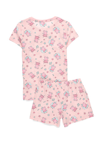 Светло-розовая всесезон пижама (футболка, шорты) футболка + шорты C&A