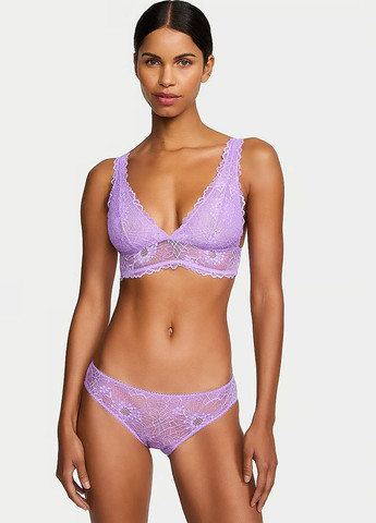 Бузковий тріенджел бюстгальтер Victoria's Secret без кісточок поліамід, еластан
