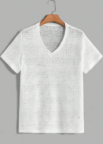 Біла футболка SHEIN