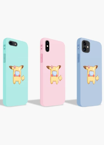 Чохол силіконовий Apple Iphone Xs Амонг Ас Покемон Пікачу (Among Us Pokemon Pikachu) (8938-2419) MobiPrint (219566609)