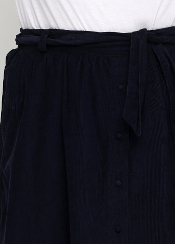 Темно-синяя кэжуал юбка C&A а-силуэта (трапеция)