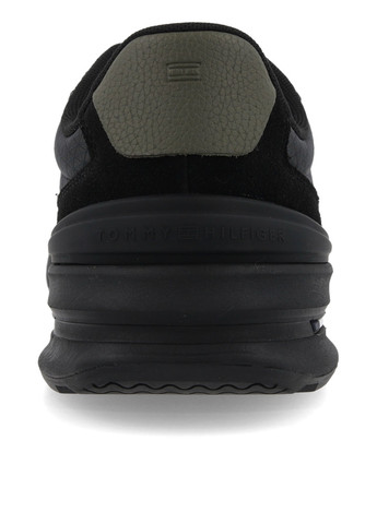 Черные демисезонные кроссовки Tommy Hilfiger RETRO RUNNER SEASONAL