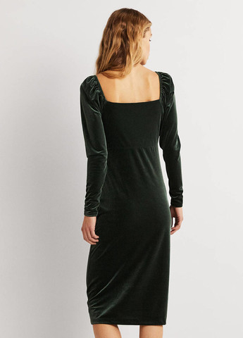 Зеленое кэжуал платье футляр Boden однотонное