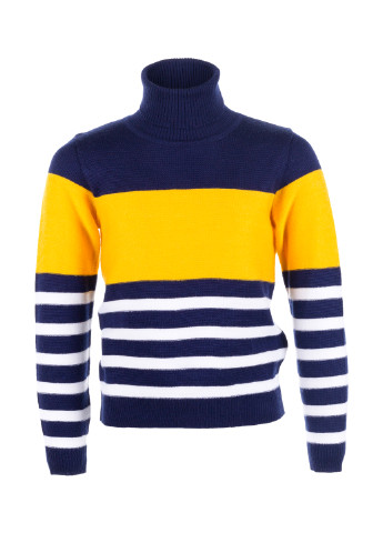 Синьо-жовтий демісезонний светр Flash