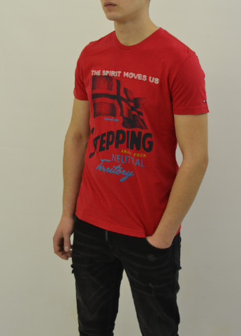 Красная футболка мужская Napapijri