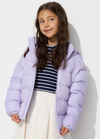 Сиреневая демисезонная куртка Uniqlo