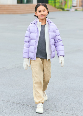 Сиреневая демисезонная куртка Uniqlo