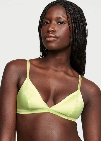 Лаймовый демисезонный комплект (лиф, трусики) Victoria's Secret