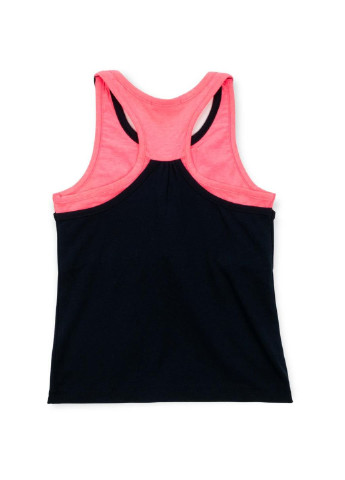 Темно-синяя летняя футболка детская майка "cool" (15730-128g-blue) Breeze