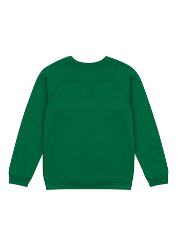 Garnamama свитшот рисунок зеленый кэжуал хлопок, интерлок