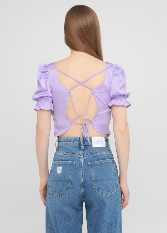 Лавандовая летняя блуза-топ H&M