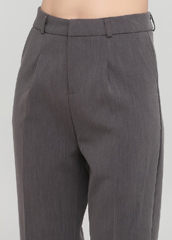Серые классические демисезонные укороченные брюки Wei Wei