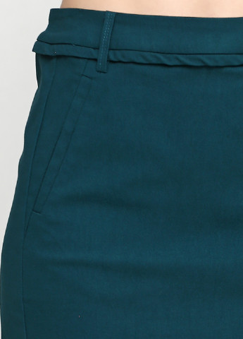 Зеленая кэжуал однотонная юбка Minus карандаш