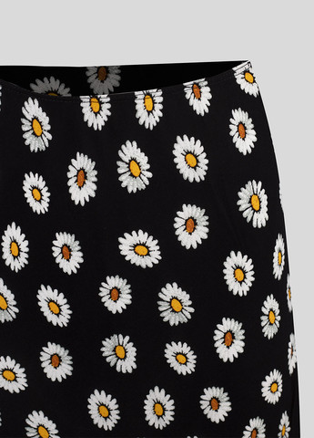 Черная кэжуал цветочной расцветки юбка Asos