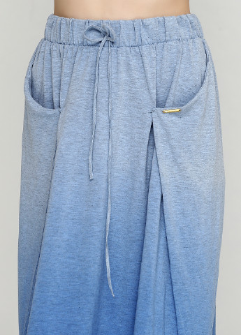 Голубая кэжуал юбка 9 Fashion макси