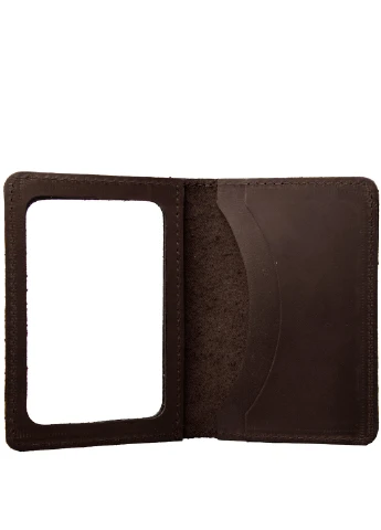 Мужская кожаная обложка для ID-паспорта 6,5х9,5х5,5 см DNK Leather (212705512)