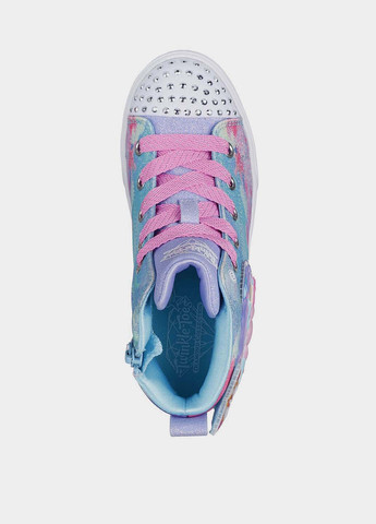 Голубые кеды Skechers