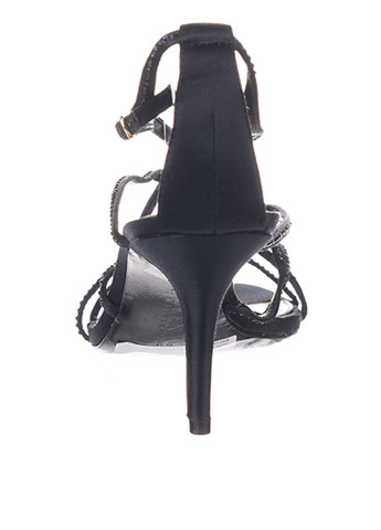 Черные босоножки Ralph Lauren с ремешком со стразами