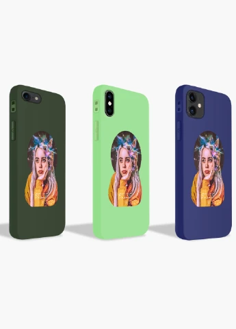 Чохол силіконовий Apple Iphone 7 Біллі Айлиш (Billie Eilish) (17361-1605) MobiPrint (219517992)
