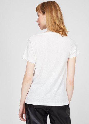 Белая летняя футболка Pepe Jeans