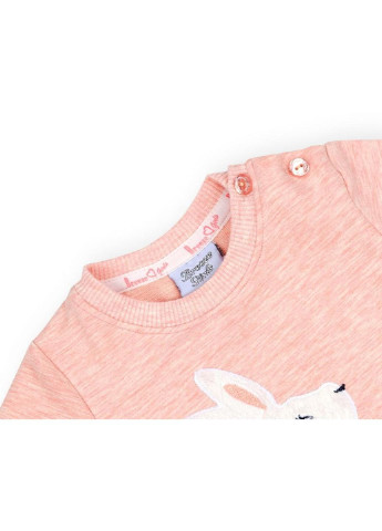 Комбинированный набор детской одежды с зайчиками (10214-80g-peach) Breeze