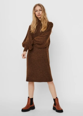 Коричнева сукня Vero Moda