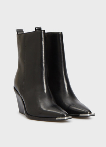 Чорні зимня ботильйони Bronx