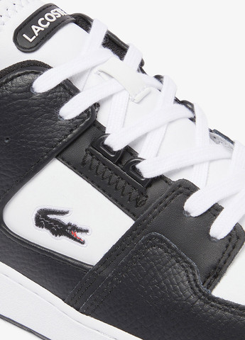 Черно-белые кроссовки Lacoste COURT CAGE