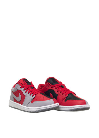 Кросівки DR0502-600 Jordan 1 Low комбіновані демісезони (314245363)