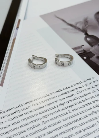 Сережки Silver Flame (317284831)