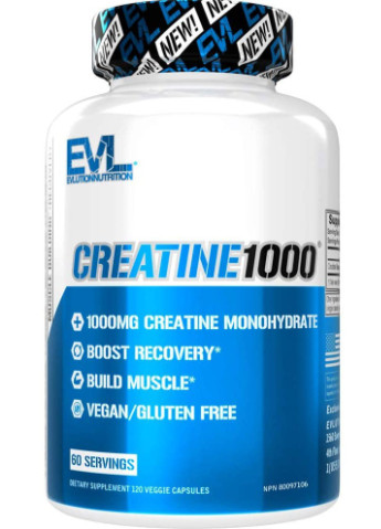 Креатин Creatine 1000 120 caps EVLution Nutrition (254568450)