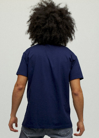 Темно-синя футболка чоловіча YAPPI