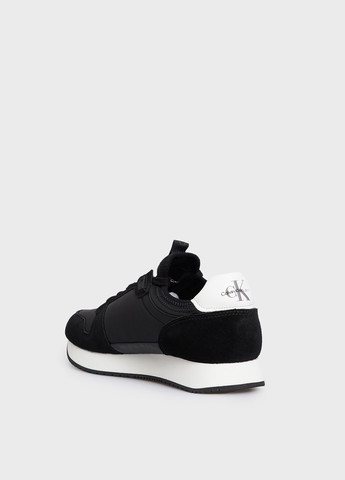 Черно-белые демисезонные кроссовки Calvin Klein Jeans