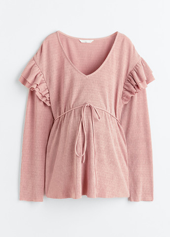 Пудровая блуза для беременных H&M