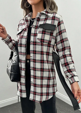 Куртка-рубашка SHEIN (329544608)