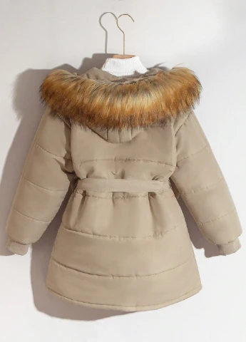 Бежева зимня куртка SHEIN