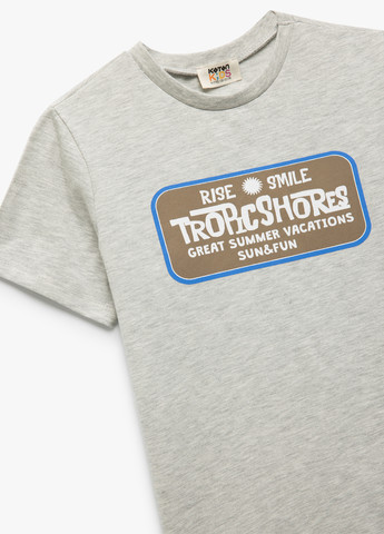 Сіра демісезонна футболка KOTON