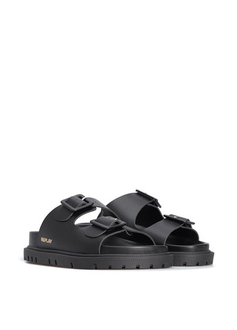 Черные шлепанцы Replay