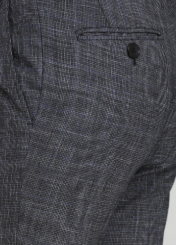 Грифельно-серые классические демисезонные прямые брюки Savage