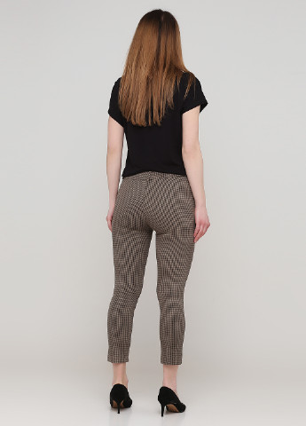 Серые кэжуал демисезонные укороченные брюки DeFacto