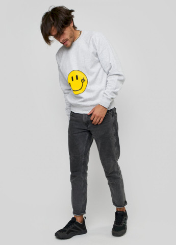 Серый свитшот мужской YAPPI (198688902)