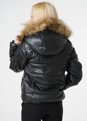 Черная демисезонная куртка Lux Look