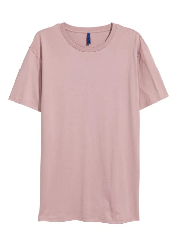 Темно-рожева футболка H&M
