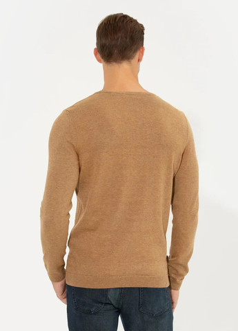 Коричневий демісезонний джемпер джемпер Pierre Cardin