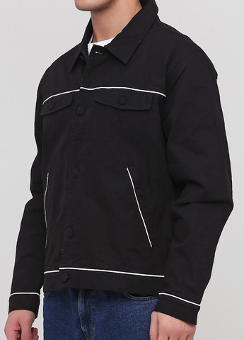 Чорна демісезонна куртка Weekday