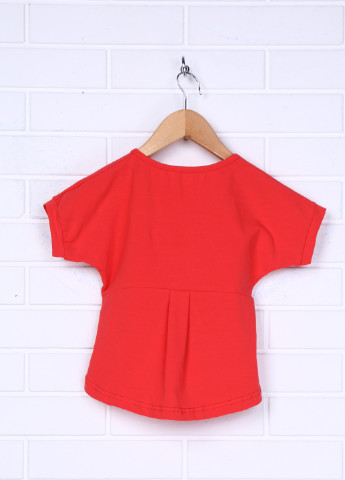 Красная летняя футболка с коротким рукавом Baby Art
