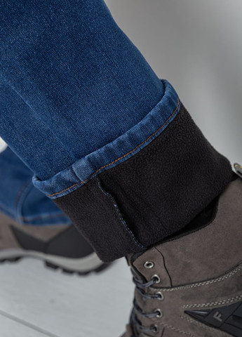 Синие демисезонные регюлар фит джинсы Ager