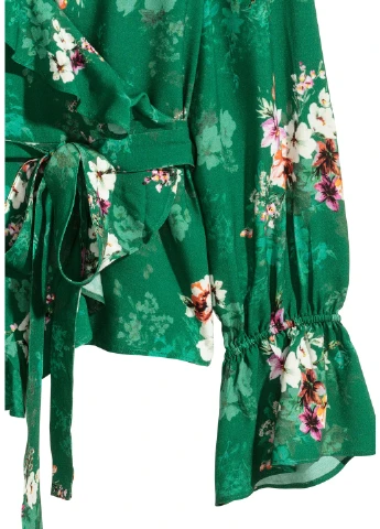 Зелена блуза H&M