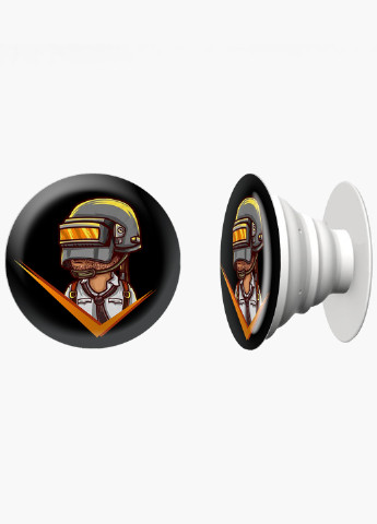 Попсокет (Popsockets) тримач для смартфону Пубг Пабг (Pubg) (8754-1187) Чорний MobiPrint (216748311)